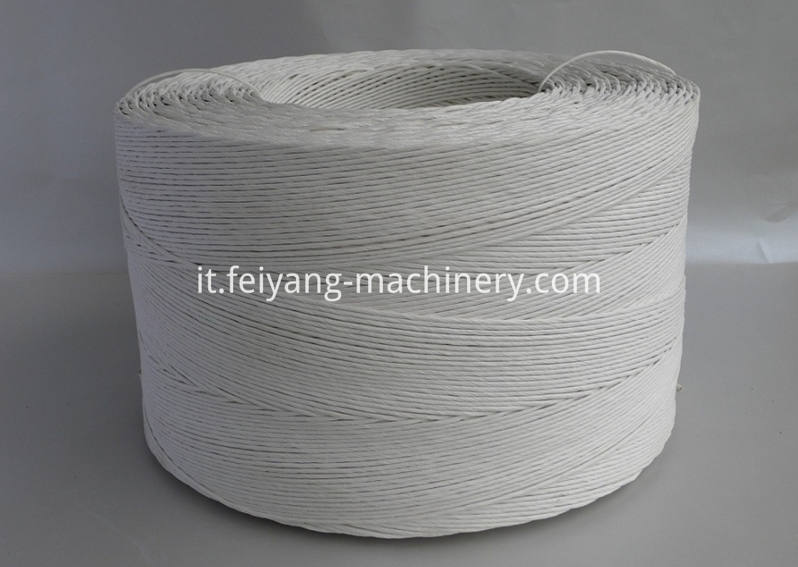 corda di carta di colore bianco white color paper rope